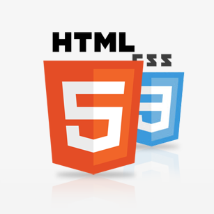 html and css logos